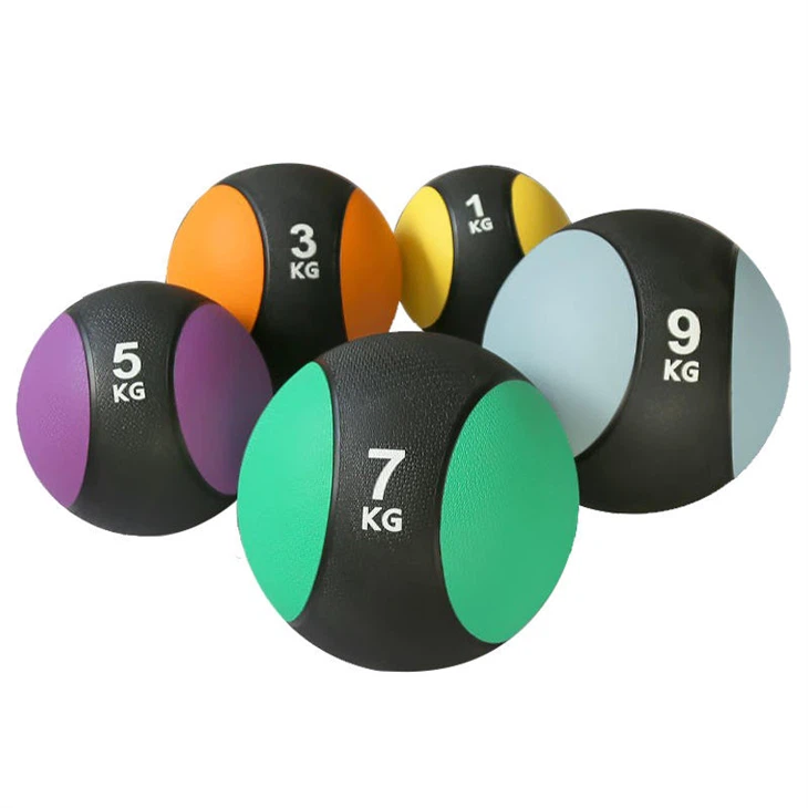 Sand rubber bodybuilding exercise ball high quality